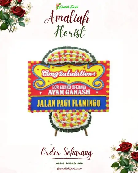 Sewa Papan Bunga Berbek